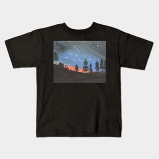 Dusk Meteor Shower Kids T-Shirt